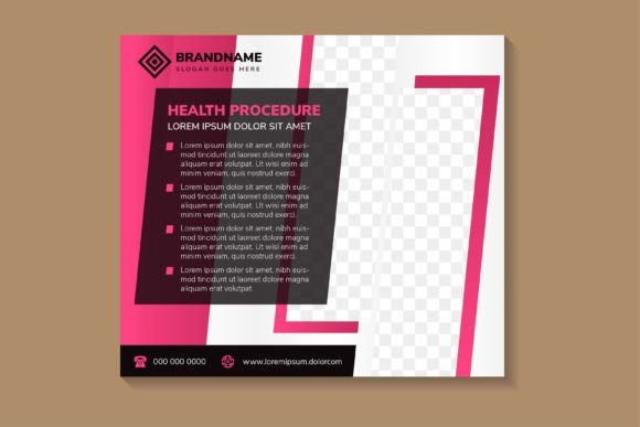 Healthcare Procedure Banner: Graphics for Social Media Templates