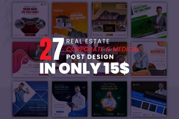 RE. Corp. Medical Post Design Bundle: Premium Bundles