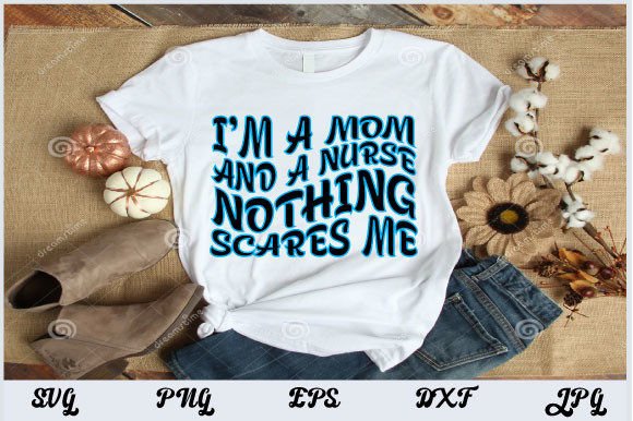 Retro Nurse Graphics: Bold T-Shirt Designs for Moms